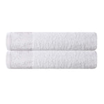 Wisteria Cotton Medium Weight Floral Jacquard Bath Towels, Set of 2 - Bath Towel by Superior