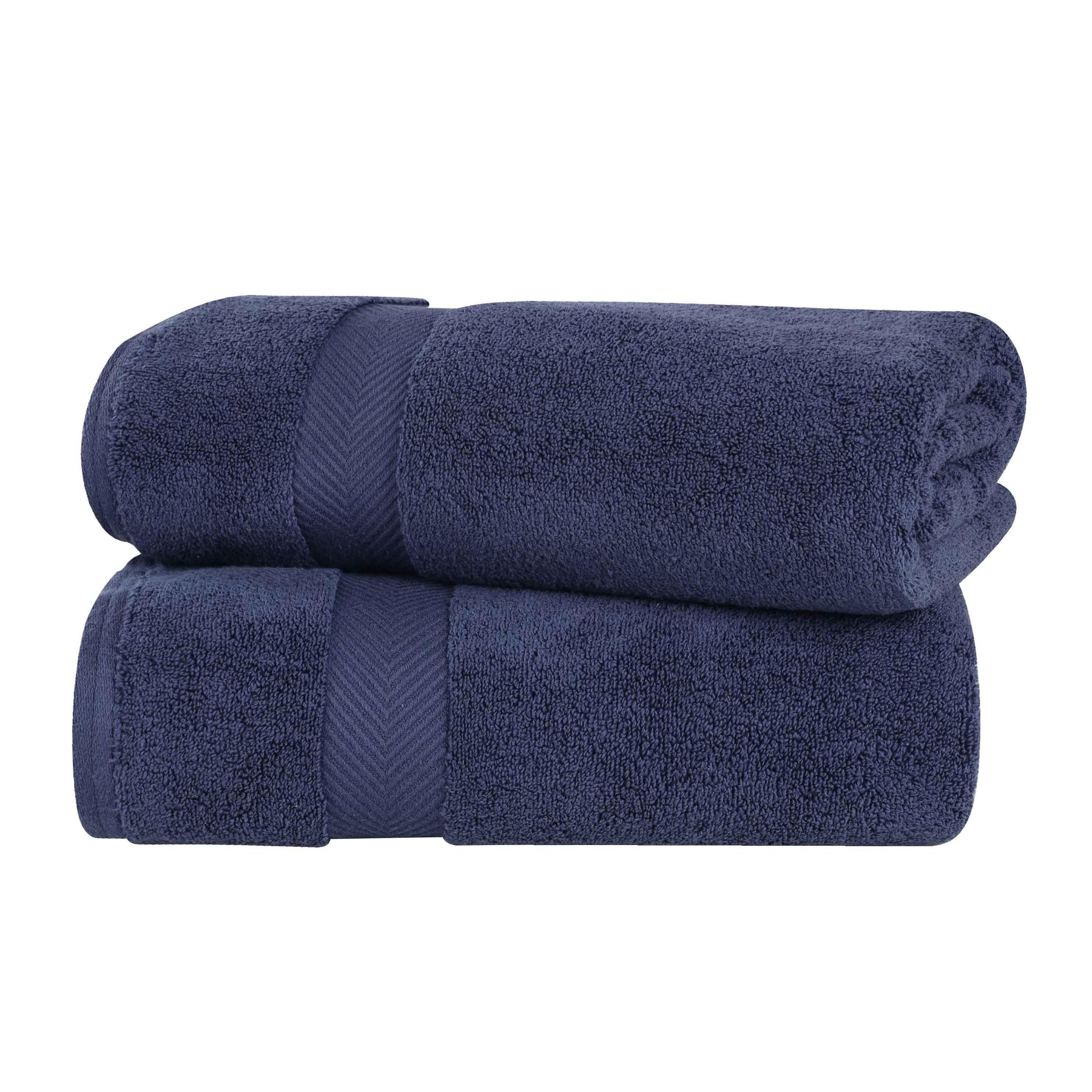 Zero-Twist Cotton Solid Soft Absorbent 2 Piece Bath Sheet Set - Bath Sheets by Superior