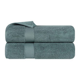 Zero Twist Cotton Ultra-Soft Absorbent 2 Piece Bath Towel Set - Bath Towel by Superior