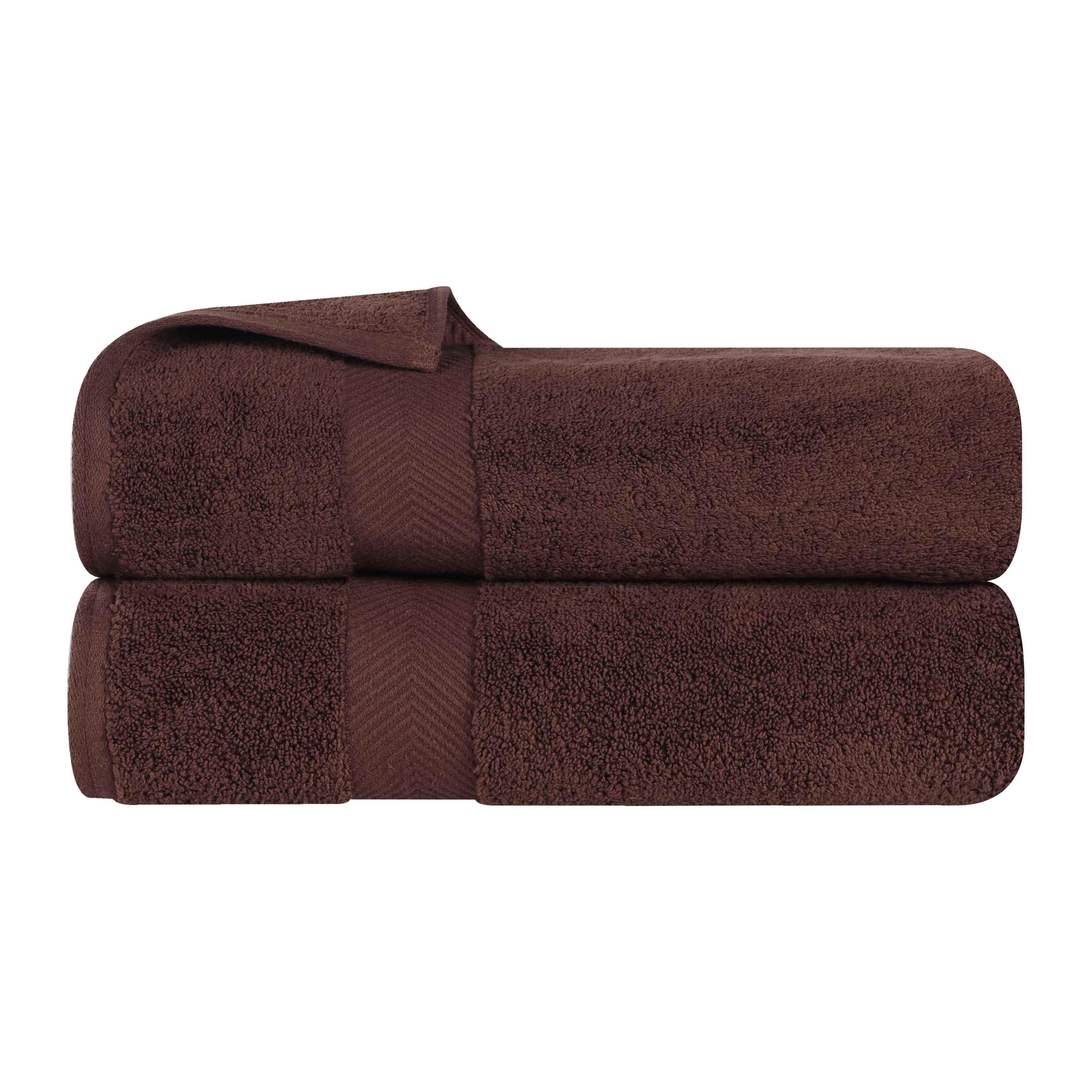 Zero Twist Cotton Ultra-Soft Absorbent 2 Piece Bath Towel Set - Bath Towel by Superior