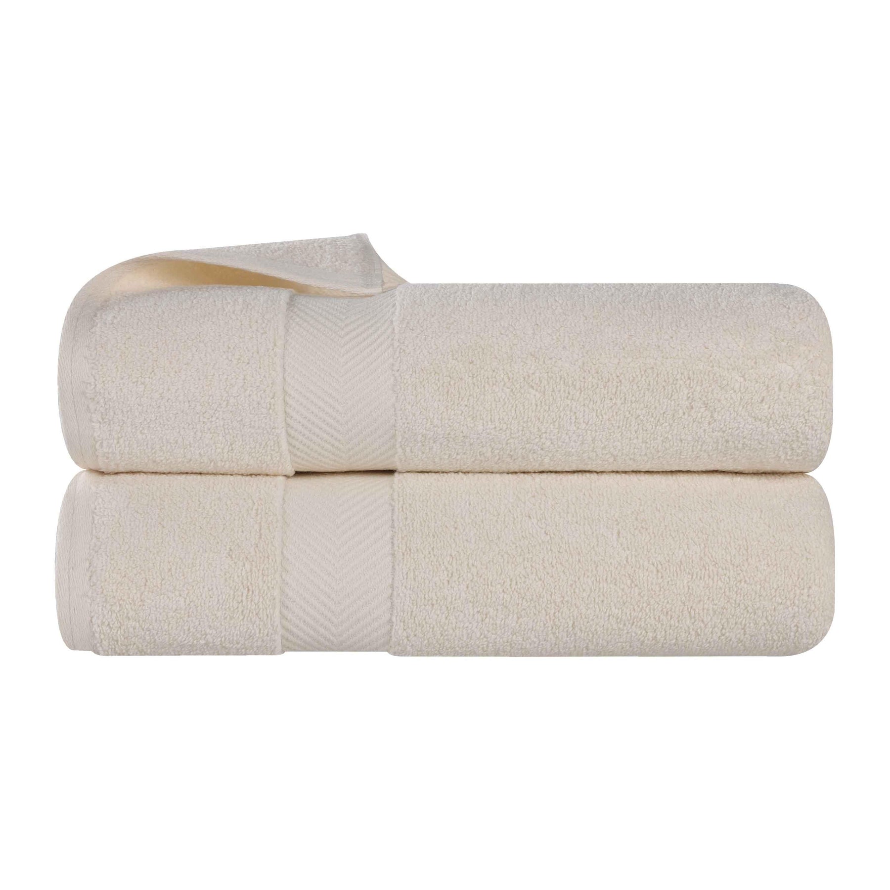 Zero Twist Cotton Ultra-Soft Absorbent 2 Piece Bath Towel Set - Bath Towel by Superior