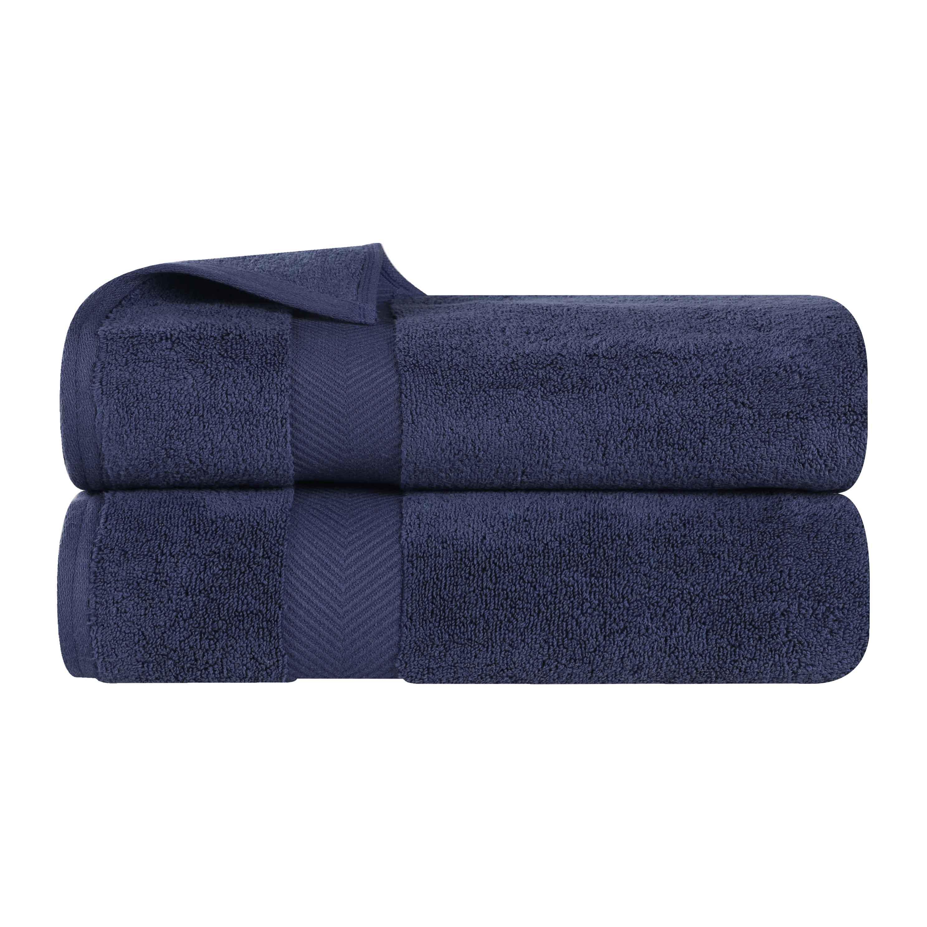 Zero Twist Cotton Ultra-Soft Absorbent 2 Piece Bath Towel Set - Bath Towel by Superior