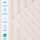 Zuma Zero Twist Cotton Medium Weight Absorbent Hand Towels, Set of 6 - Hand Towel by Superior