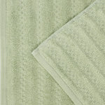 Zuma Zero Twist Cotton Waffle Textured Stripes Bath Sheets, Set of 2 - Bath Sheet by Superior