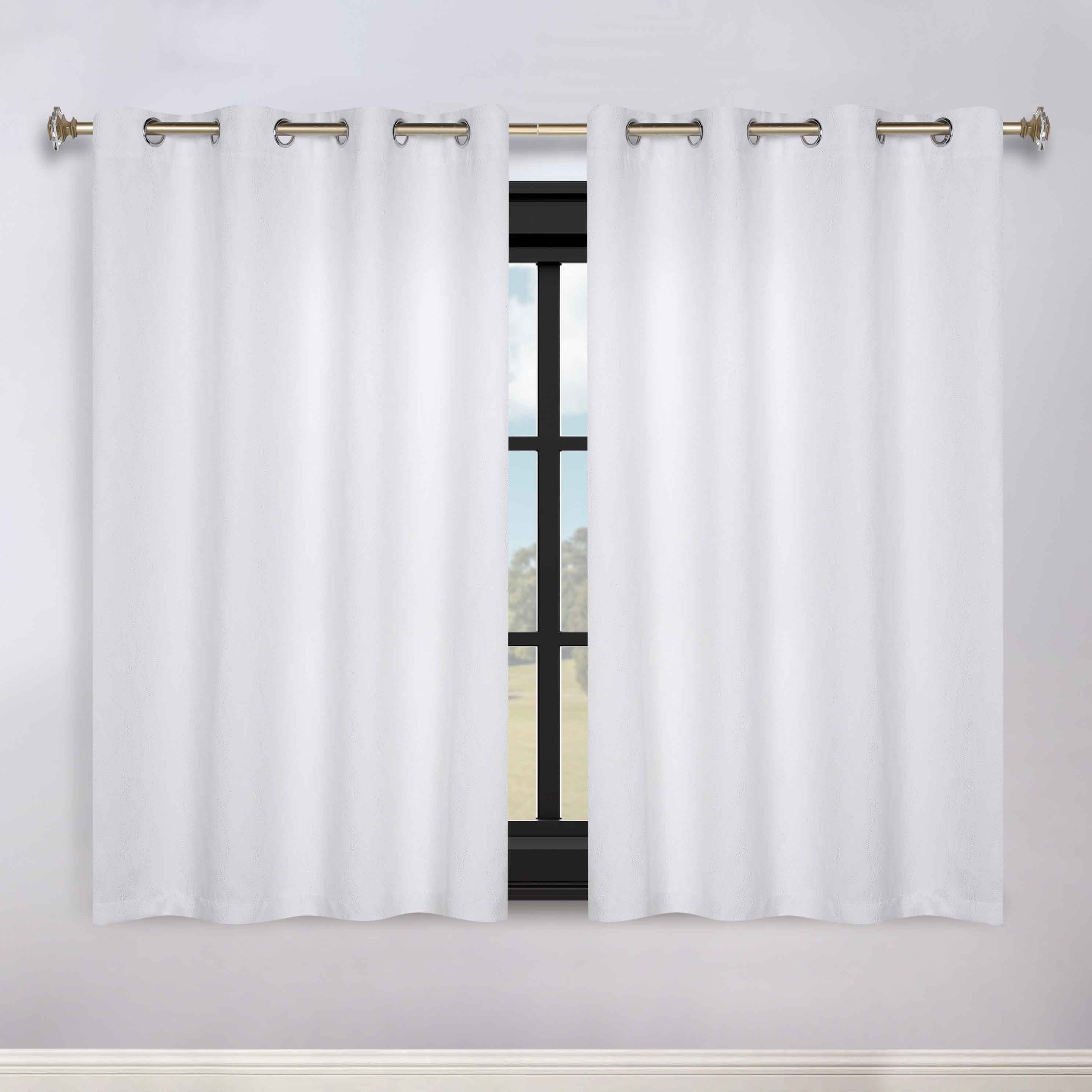 Zuri Textured Waves Room Darkening Blackout Curtains, Set of 2 - Blackout Curtains by Superior