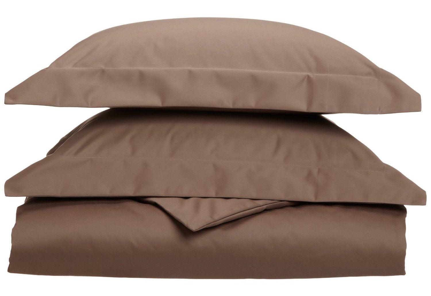 1000 Thread Count Cotton Blend Solid 3 Piece Duvet Cover Set - Duvet Cover Set by Superior