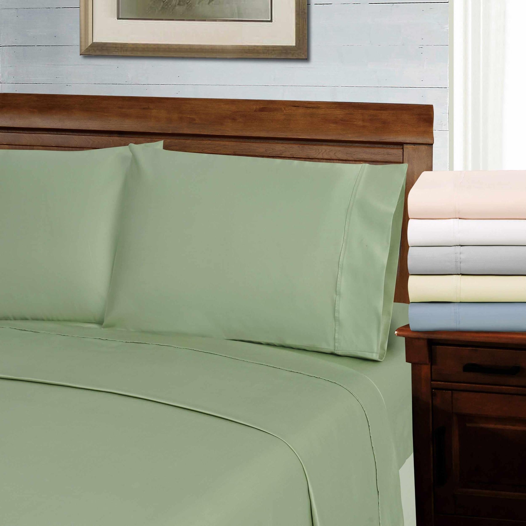 1000 Thread Count Lyocell Blend Solid Deep Pocket Bed Sheet Set - Sheet Set by Superior