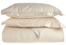 1500 Thread Count Cotton Marrow Stitch Solid Duvet Cover Set - by Superior