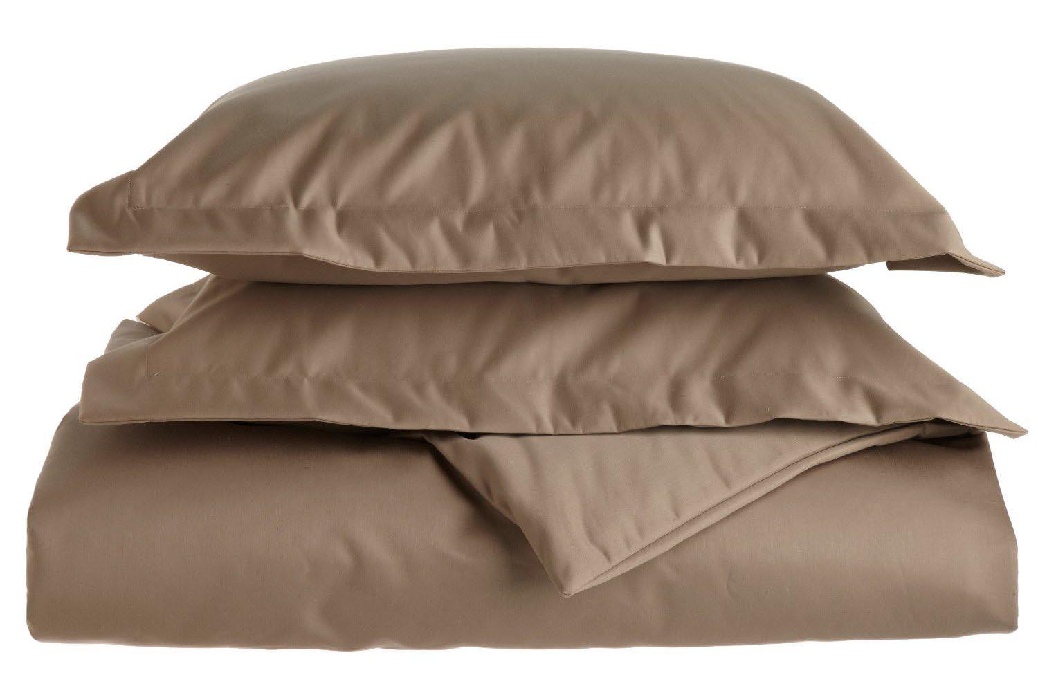 1500 Thread Count Cotton Marrow Stitch Solid Duvet Cover Set - by Superior