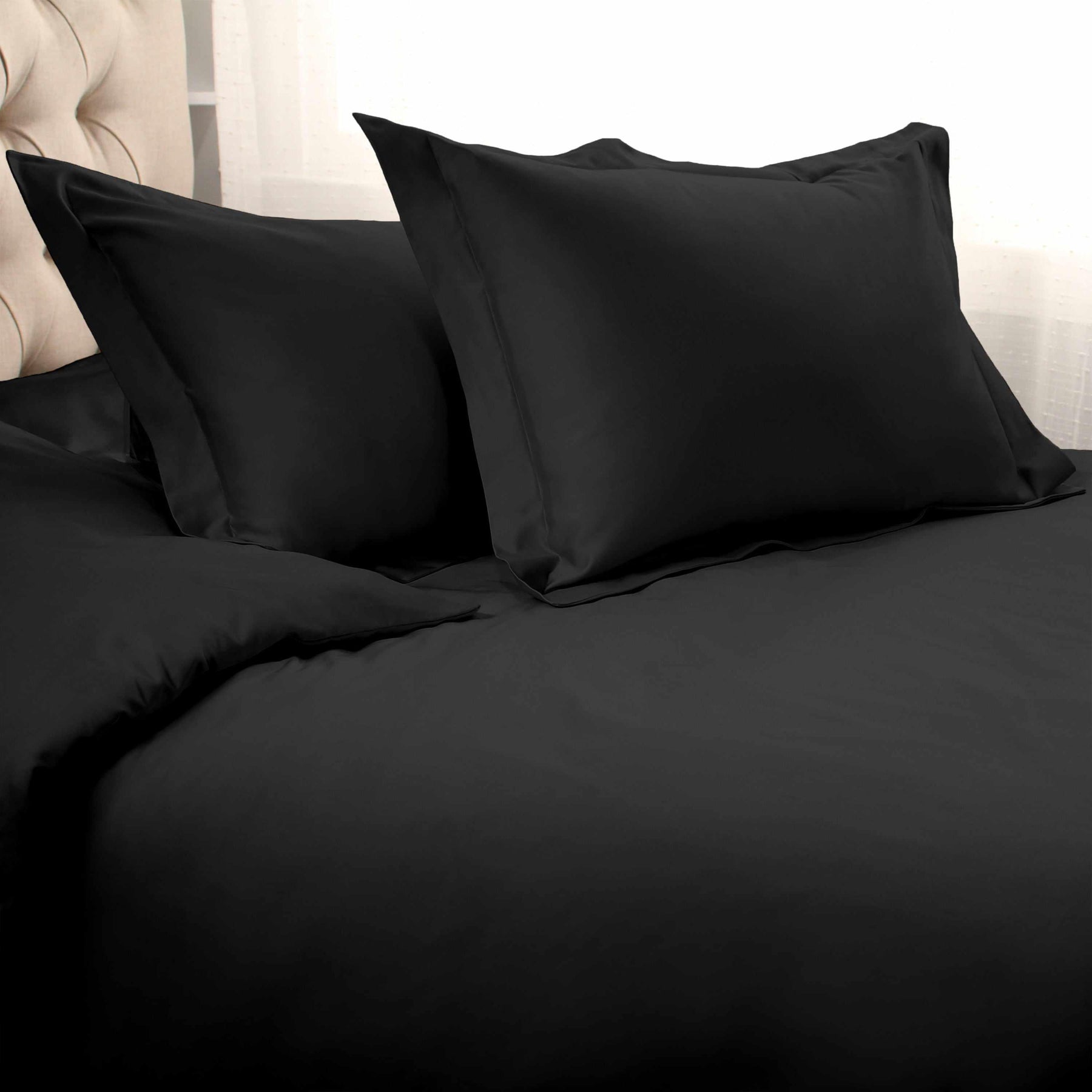 1500 Thread Count Egyptian Cotton Solid Duvet Cover Set - Duvet Cover Set by Superior