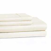 300 Thread Count Cotton Wrinkle Resistant Deep Pocket Solid Sheet Set - by Superior - Superior 