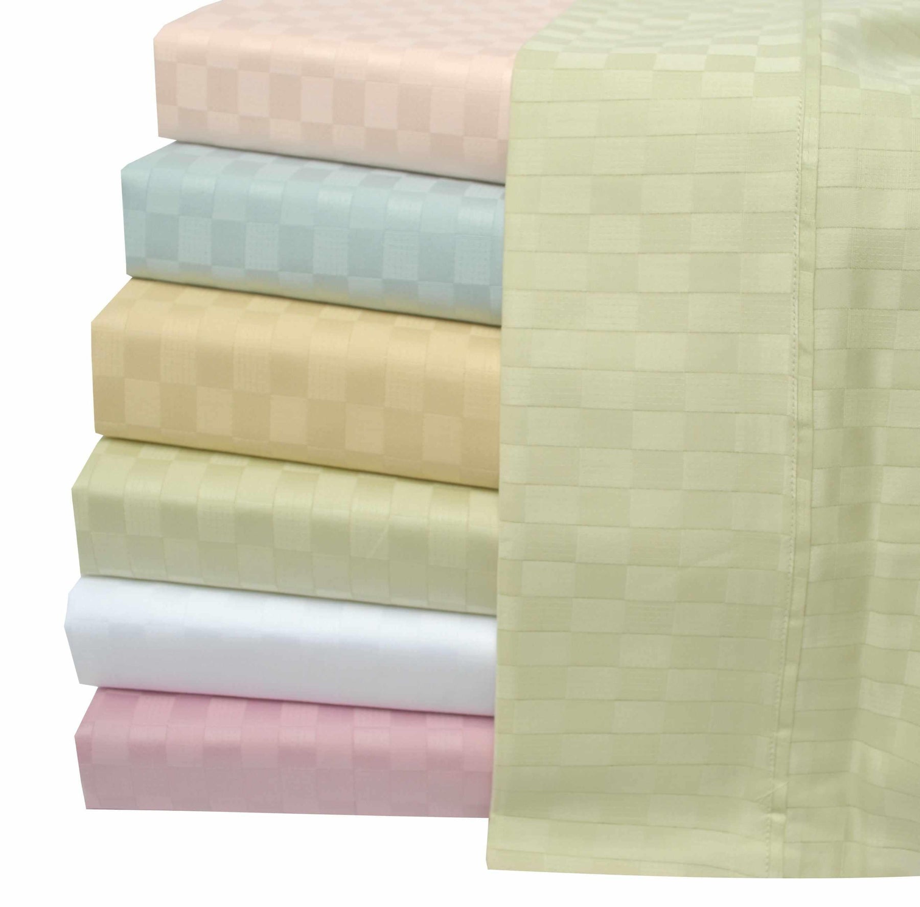 300 Thread Count Checkered Ultra Soft Cotton Bed Sheet Set - by Superior