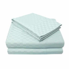 300 Thread Count Checkered Ultra Soft Cotton Bed Sheet Set - by Superior