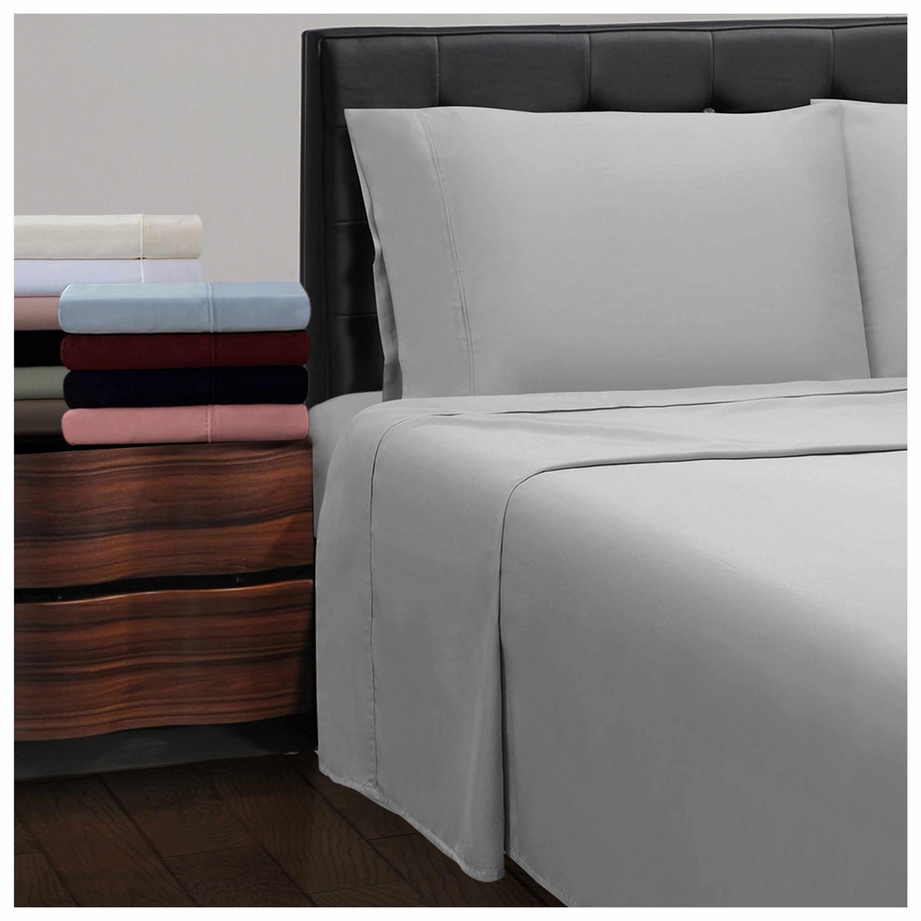 300 Thread Count Cotton Antimicrobial Solid Deep Pocket Sheet Set - Sheet Set by Superior