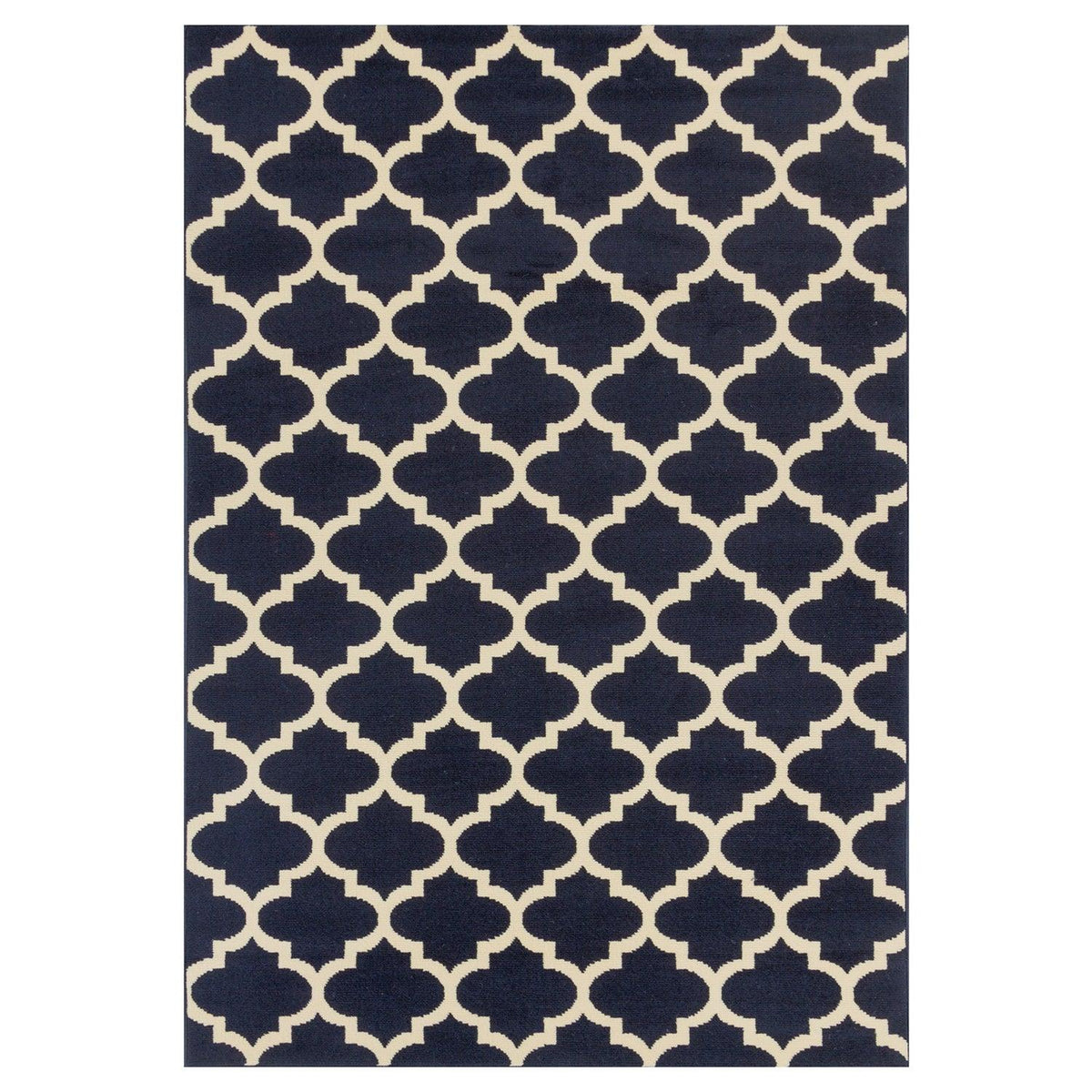 Modern Quatrefoil Geometric Lattice Indoor Area Rug - by Superior - Superior 