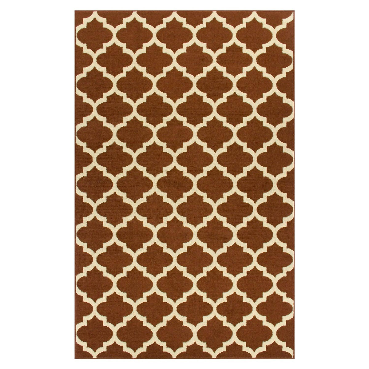 Modern Quatrefoil Geometric Lattice Indoor Area Rug - by Superior - Superior 