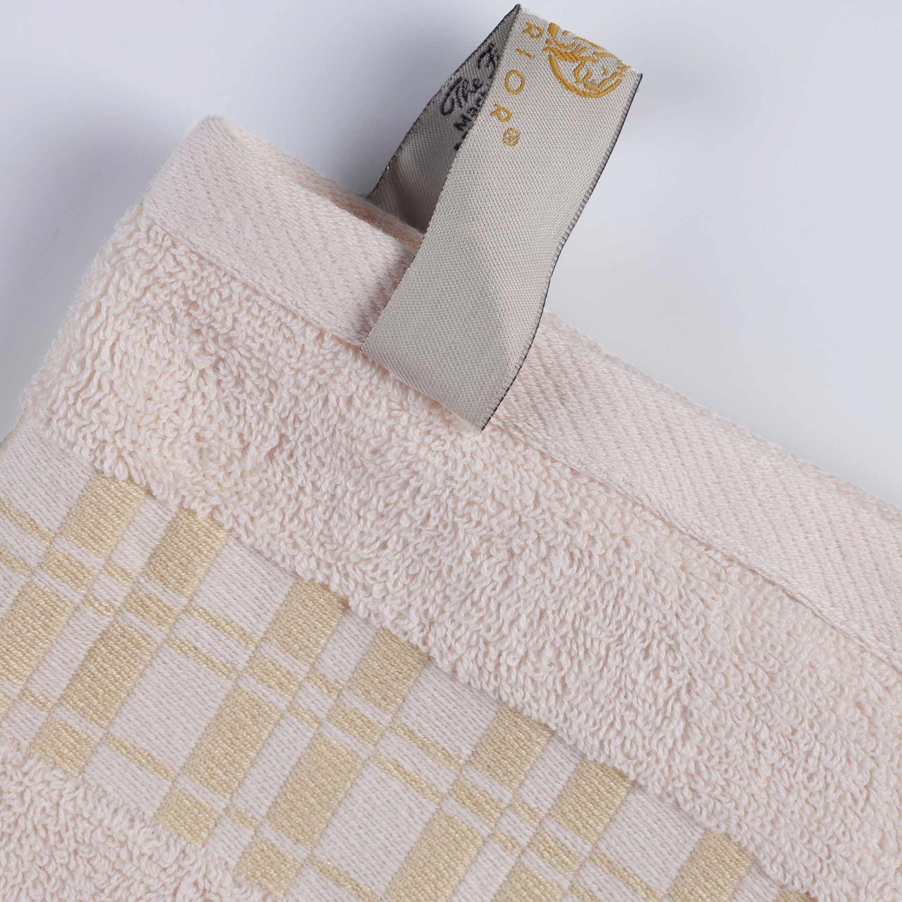 Larissa Geometric Embroidered Cotton 4 Piece Bath Towel Set - Bath Towel by Superior - Superior 