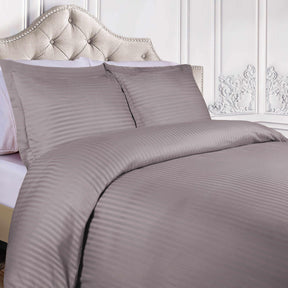 400 Thread Count Lightweight Stripe Egyptian Cotton Duvet Cover Set - Duvet Cover Set by Superior