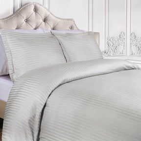 400 Thread Count Lightweight Stripe Egyptian Cotton Duvet Cover Set - Duvet Cover Set by Superior