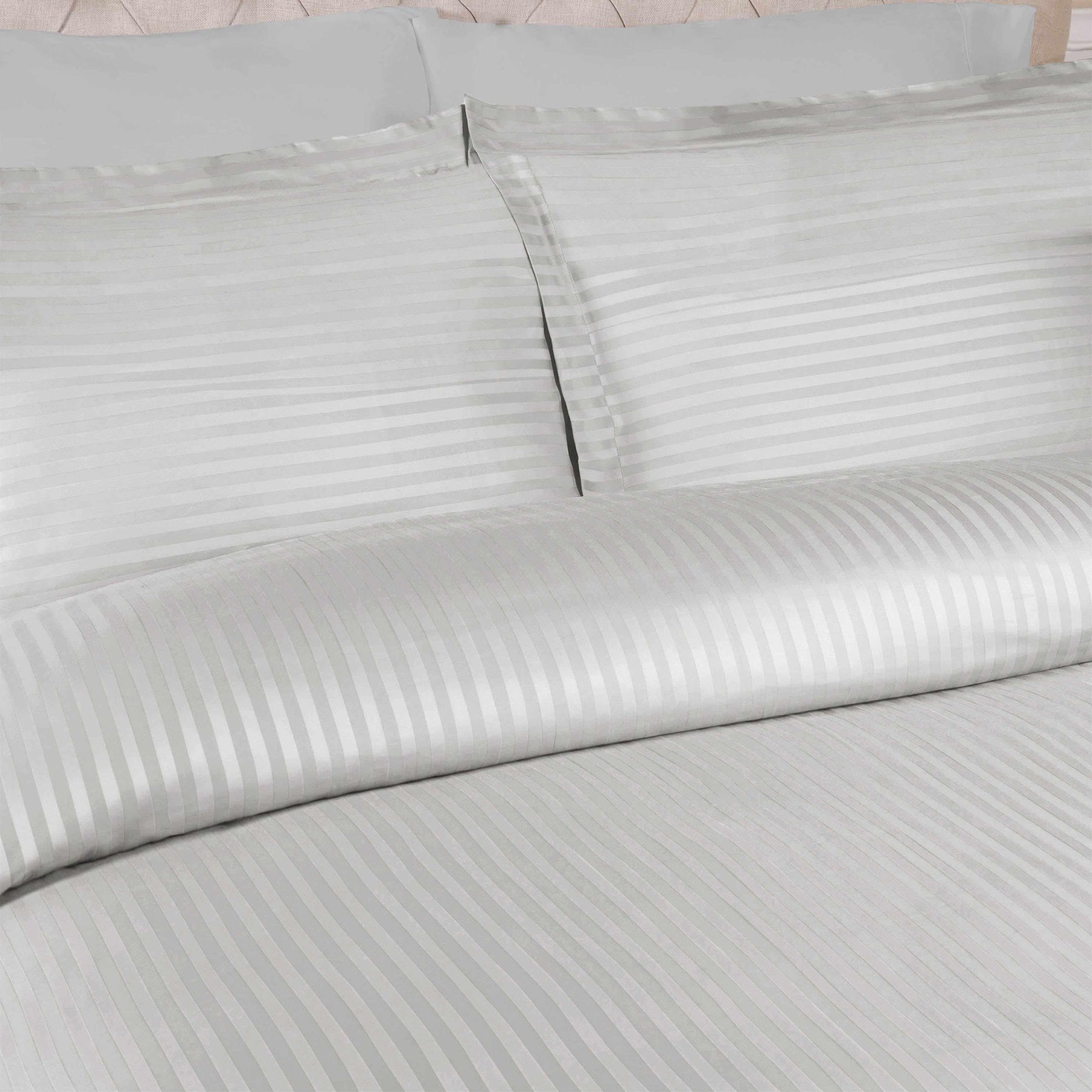 400 Thread Count Lightweight Stripe Egyptian Cotton Duvet Cover Set - Duvet Cover Set by Superior