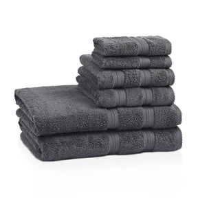 2pcs Christy Towels Set Hand Bath Towel Designer Zero Twist 650GSM Silver  Grey