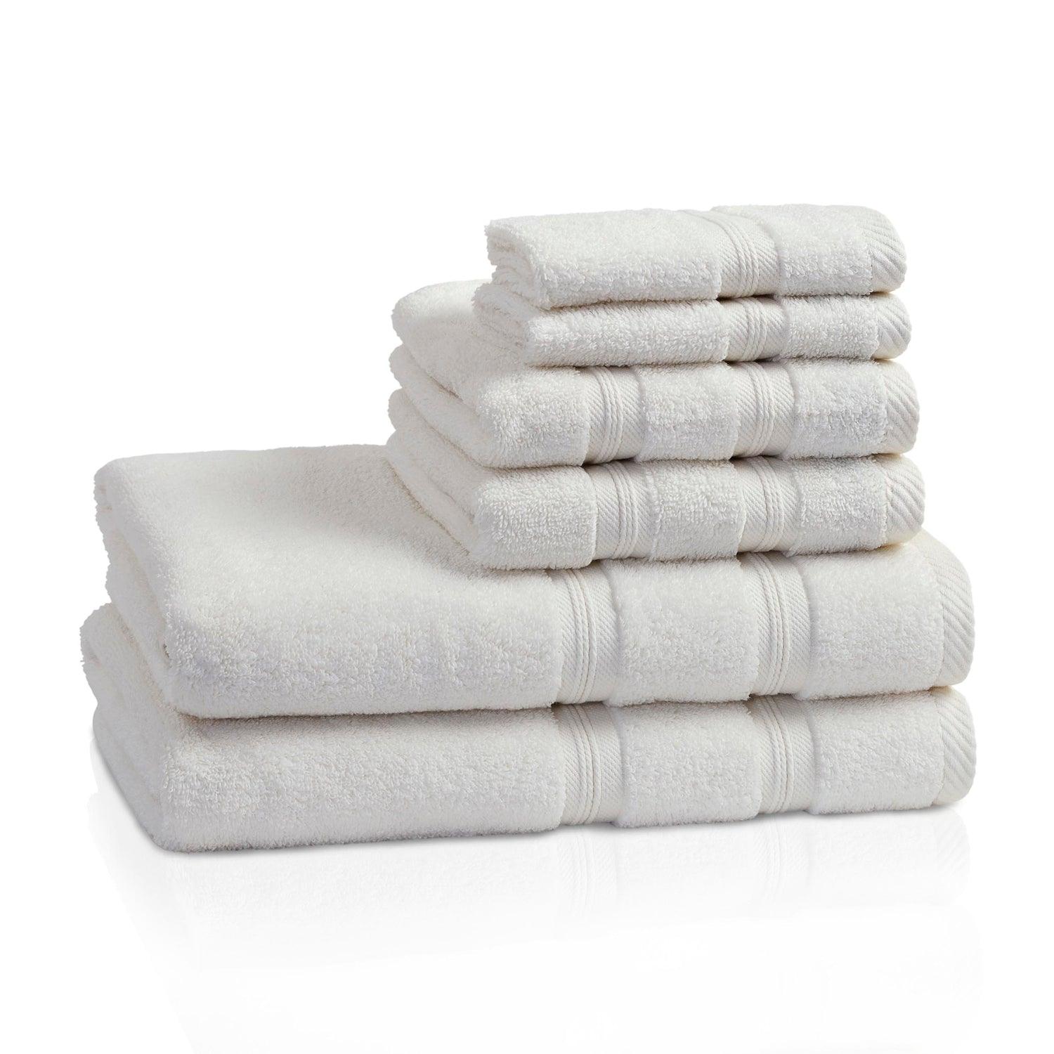 Superior Zero Twist Cotton 6 Piece Towel Set Coral