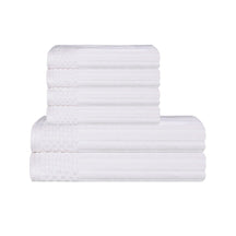 Soho Ribbed Textured Cotton Absorbent Hand and Bath Towel Set - Towel Set by Superior - Superior 