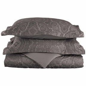 600 Thread Count Cotton Blend Italian Paisley Duvet Cover Set - Duvet Cover Set by Superior