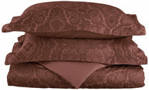 600 Thread Count Cotton Blend Italian Paisley Duvet Cover Set - Duvet Cover Set by Superior