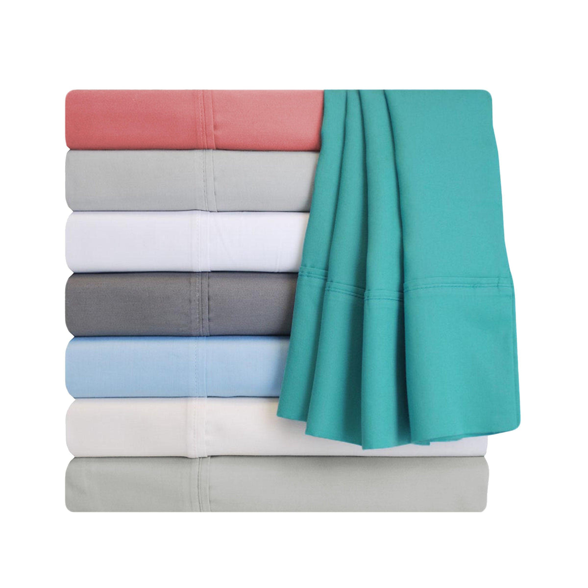 600 Thread Count Cotton Blend Solid Deep Pocket Bed Sheet Set - Sheet Set by Superior