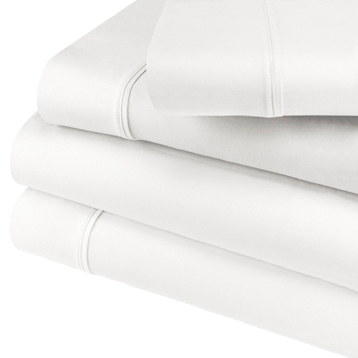 600 Thread Count Cotton Blend Solid Deep Pocket Bed Sheet Set - Sheet Set by Superior