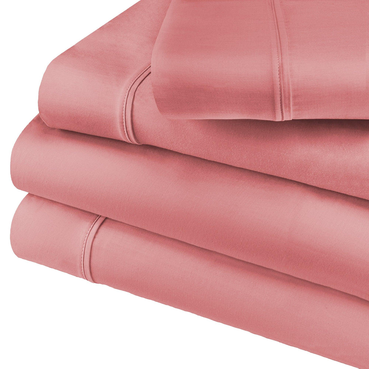 600 Thread Count Cotton Blend Solid Deep Pocket Bed Sheet Set - Sheet Set by Superior