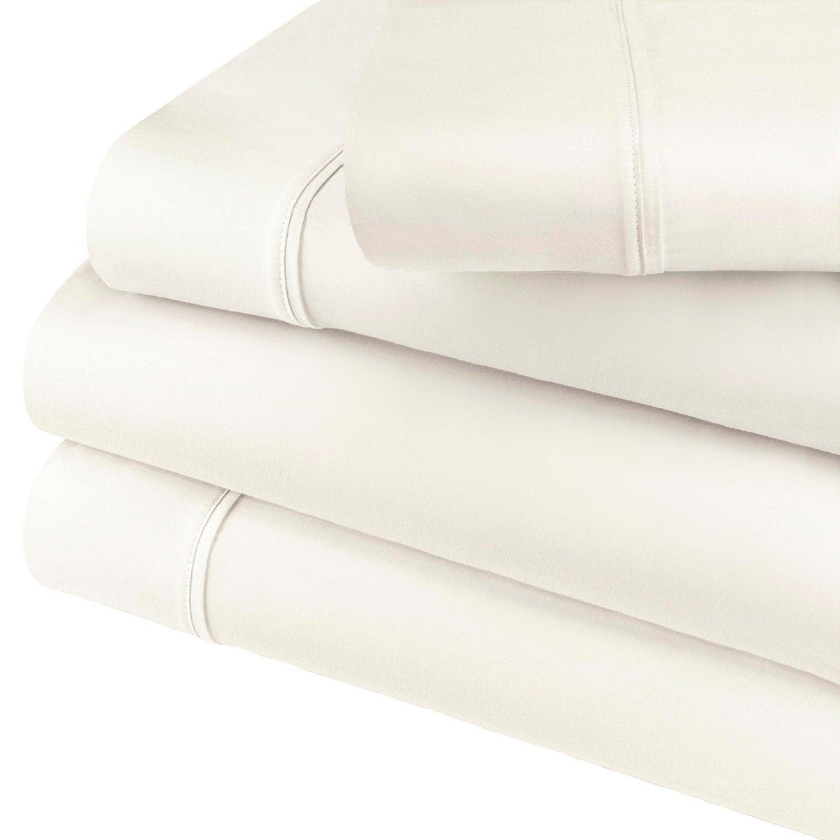 600 Thread Count Cotton Blend Solid Deep Pocket Bed Sheet Set - Sheet Set by Superior