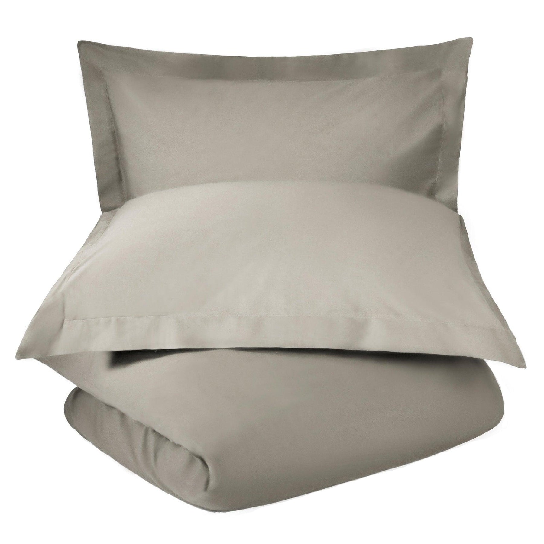 600 Thread Count Cotton Blend Solid Duvet Cover Set - Duvet Cover Set by Superior