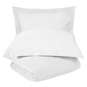 600 Thread Count Cotton Blend Solid Duvet Cover Set - Duvet Cover Set by Superior