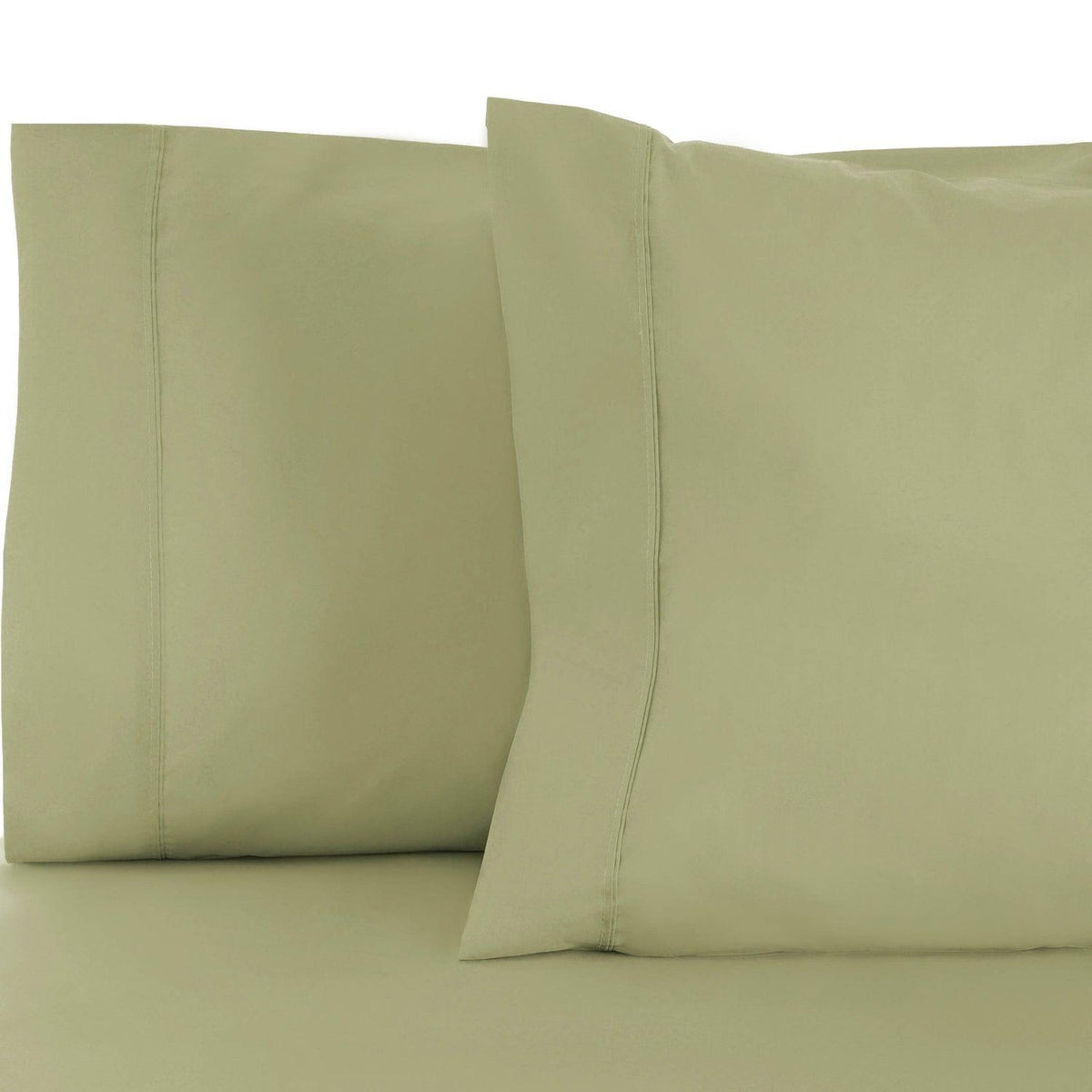 600 Thread Count Pillowcases Cotton Blend Solid Pillowcase Set - Pillowcases by Superior