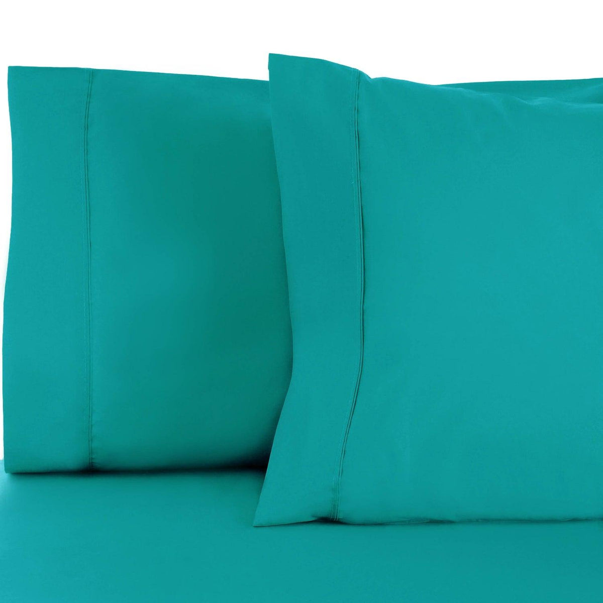 600 Thread Count Pillowcases Cotton Blend Solid Pillowcase Set - Pillowcases by Superior