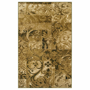 Distressed Scroll Contemporary Area Rug - by Superior - Superior 