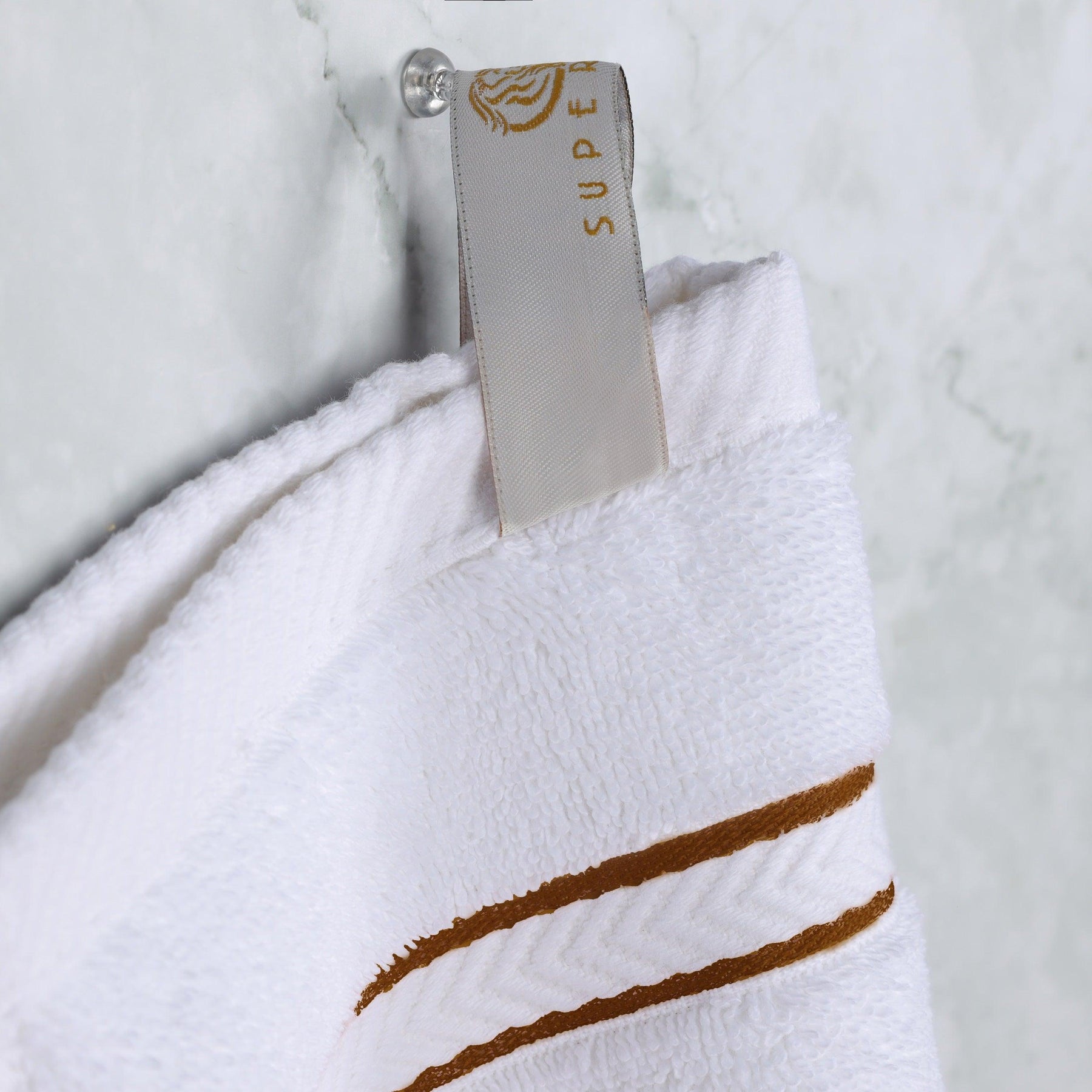 900 GSM Egyptian Cotton Towel Set Of 6, Plush & Absorbent Face