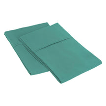 Microfiber Wrinkle Resistant Solid 2 Piece Pillowcase Set - Teal