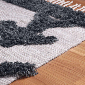 Bohemian Wool Geometric Medallion Fringe Indoor Area or Runner Rug - Rugs by Superior - Superior 