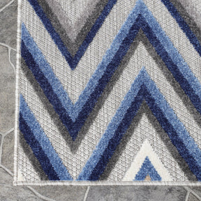 Acacia Geometric Zigzag Area Rug Modern Indoor Outdoor Rugs - Rugs by Superior