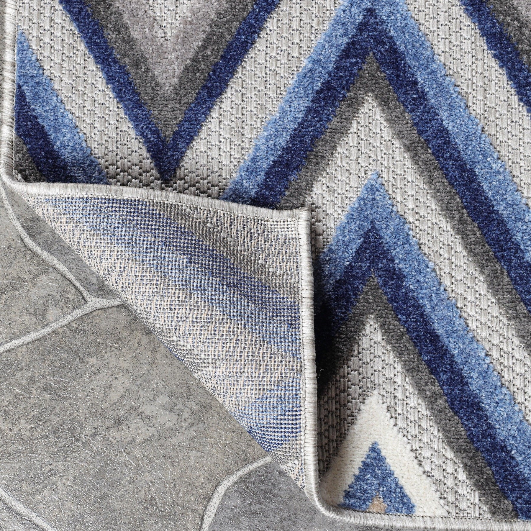 Acacia Geometric Zigzag Area Rug Modern Indoor Outdoor Rugs - Rugs by Superior