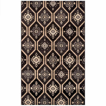 Aurora Hexagon Medallion Geometric Area Rug or Runner - Rugs by Superior