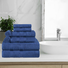 Smart Dry Zero Twist Cotton 8 Piece Assorted Towel Set - Towel Set by Superior - Superior 