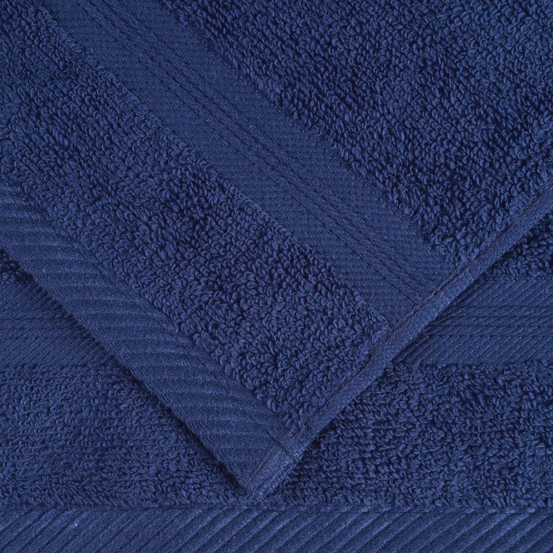 Superior Soho 6 Piece Cotton Towel Set Navy Blue