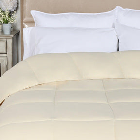 Brushed Microfiber Down Alternative Medium Weight Solid Comforter - Comforter by Superior