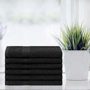 Eco-Friendly Ring Spun Cotton 6 Piece Hand Towel Set - Hand Towel Set by Superior