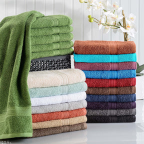 Eco-Friendly Ring Spun Cotton 6 Piece Hand Towel Set - Hand Towel Set by Superior