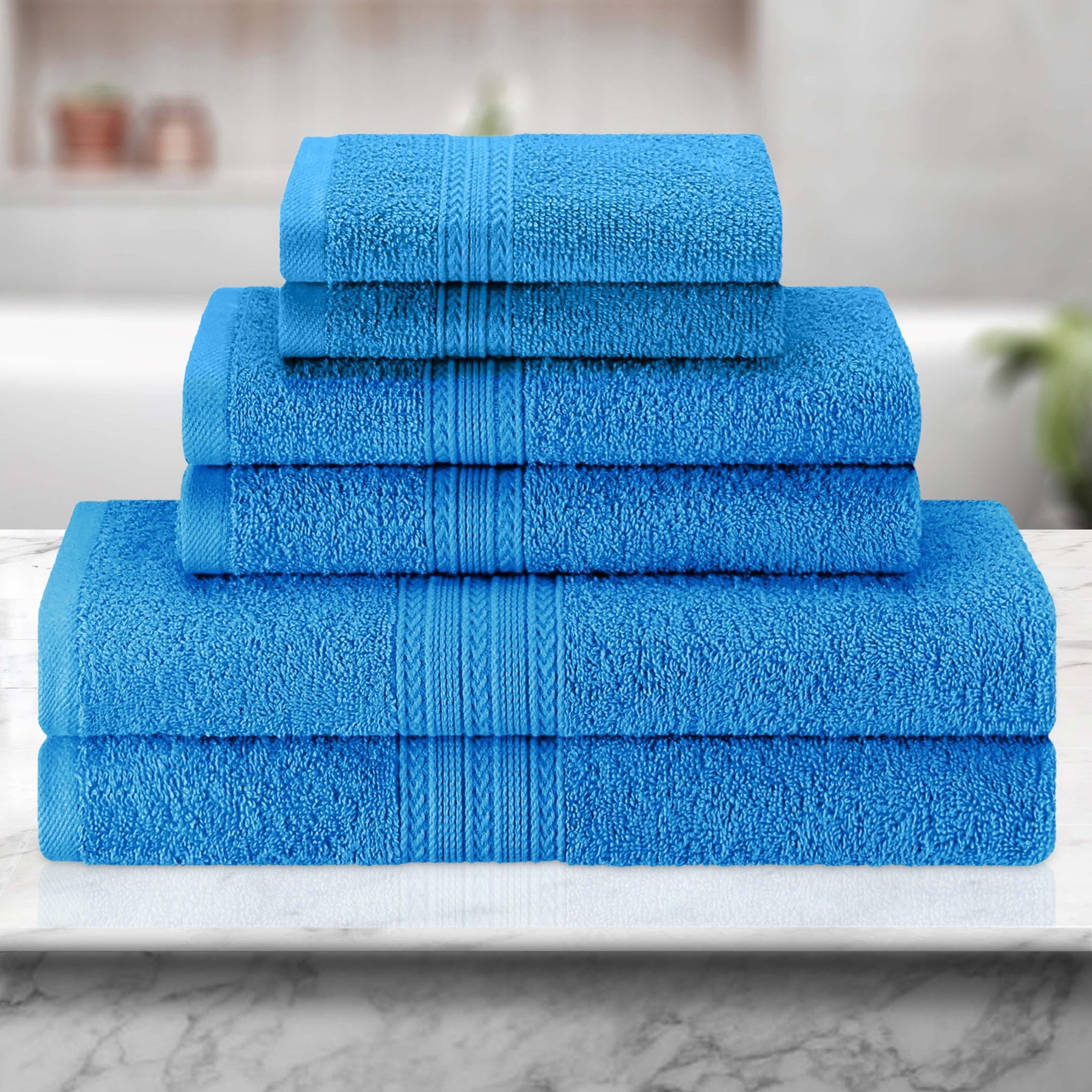 Eco-Friendly Ring Spun Cotton Towel Set Collection - Towel Set by Superior